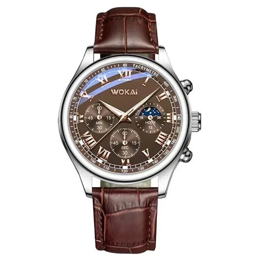 Men'S Quartz Watch with Diamonds from the High-End Brand Full Sky Stylish All Diamond Watch for Man